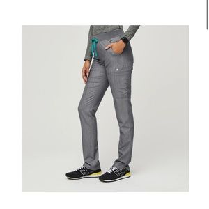 Figs graphite Yola waist banded pants